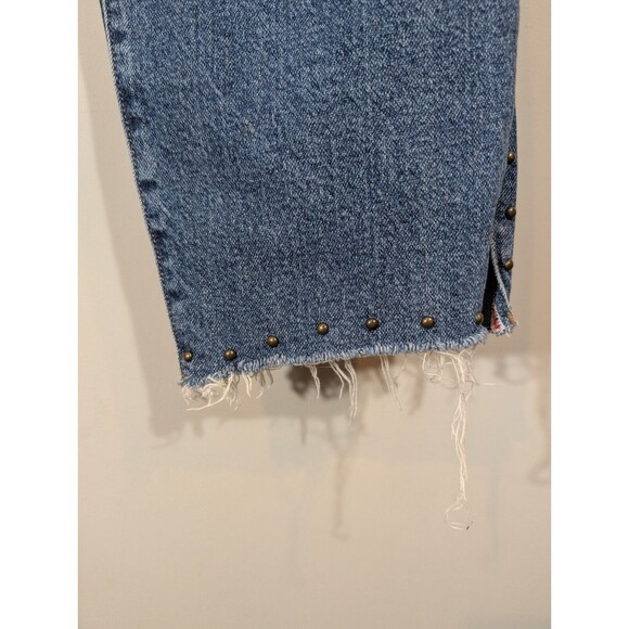 Torrid Women High Rise Straight Distressed Ankle Button Fly Jeans Plus 20 Curvy - Picture 4 of 11